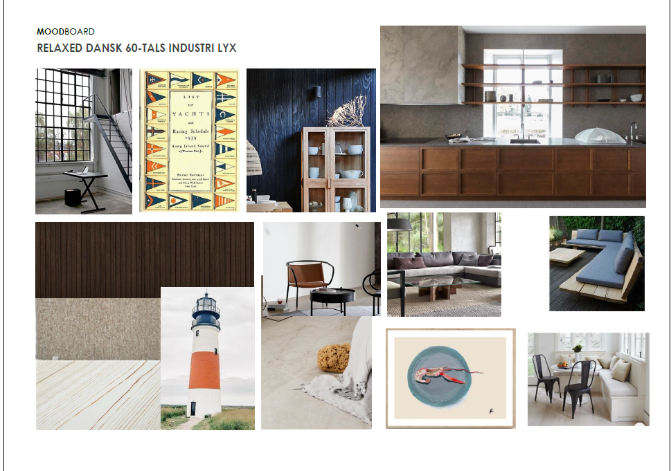 Moodboard — Relaxed dansk 60-tals industrilyx