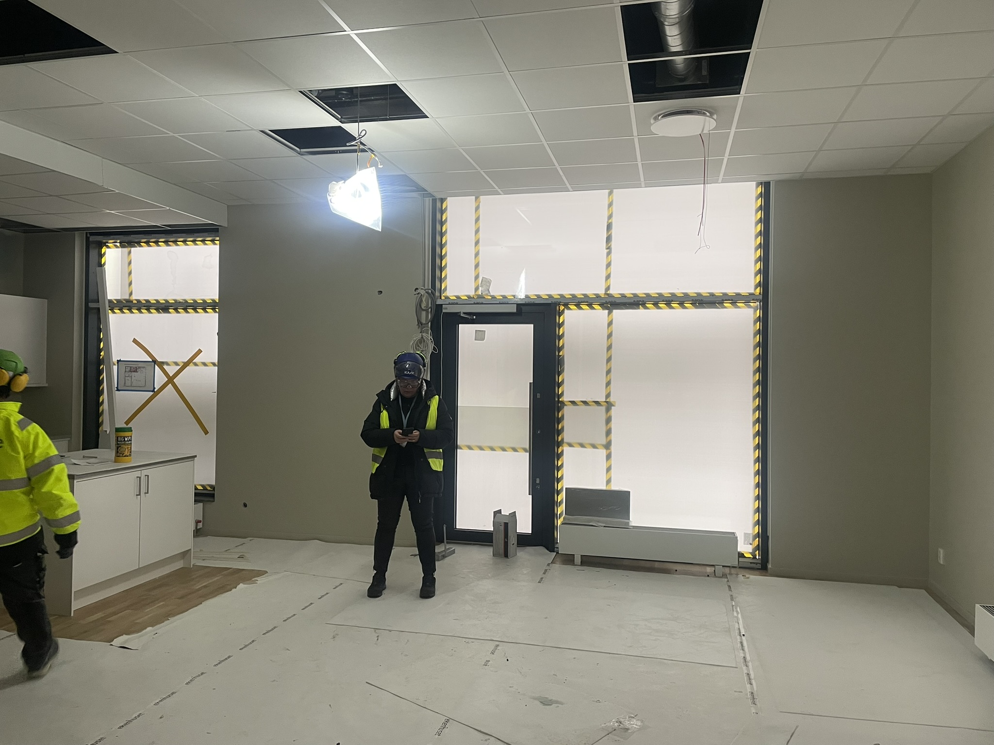 Ture Entré under byggnation — platsbesök av AW Studio