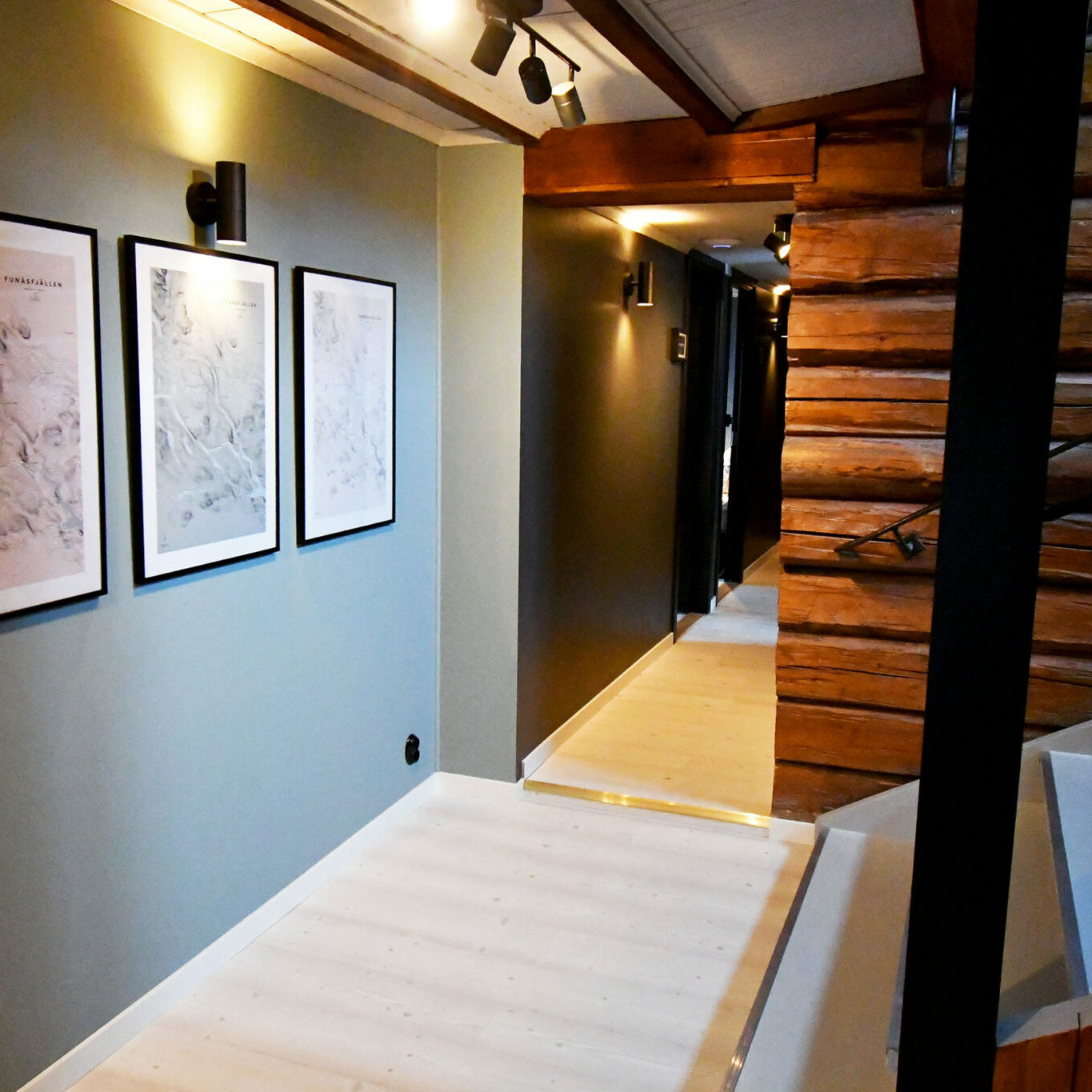 North Mountain Lodge, Funäsdalen — korridor på Skarshall